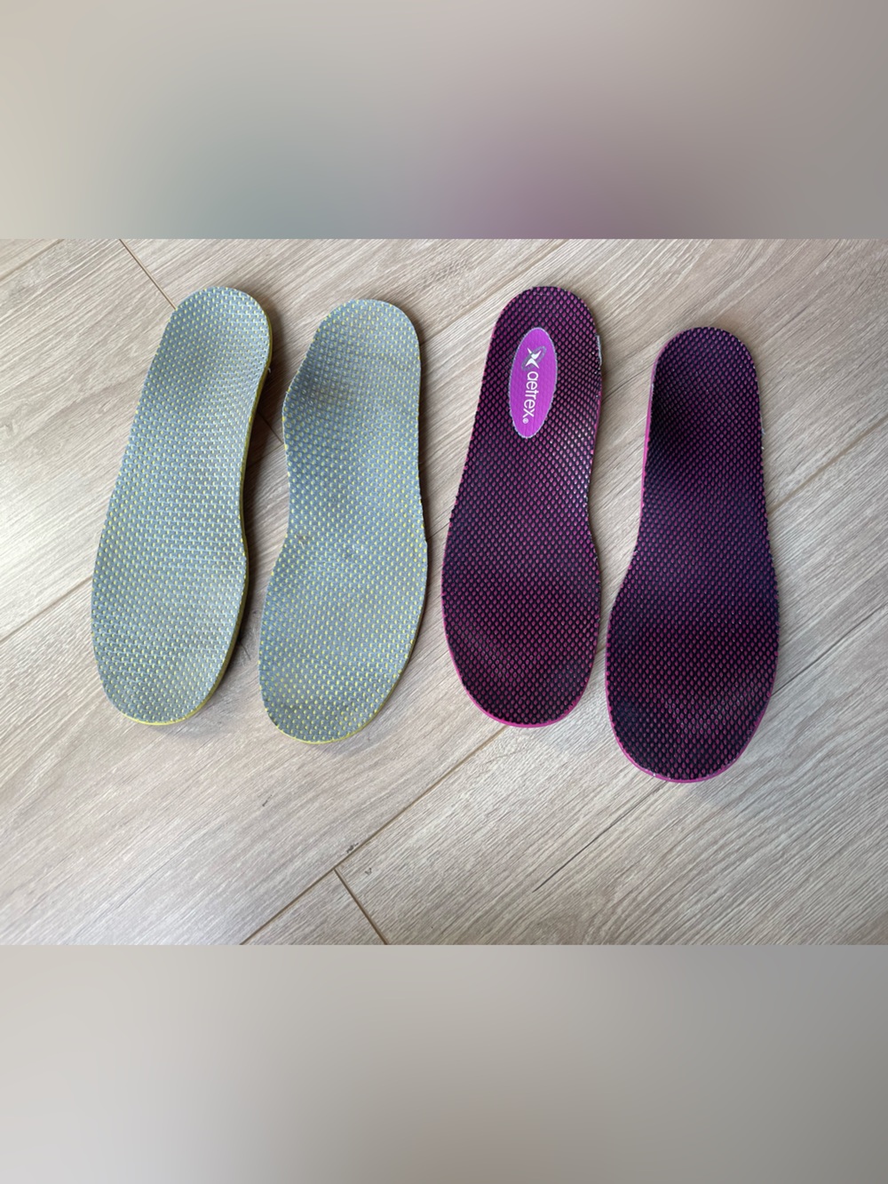 Women's Aetrex Insoles - Purple/Gray